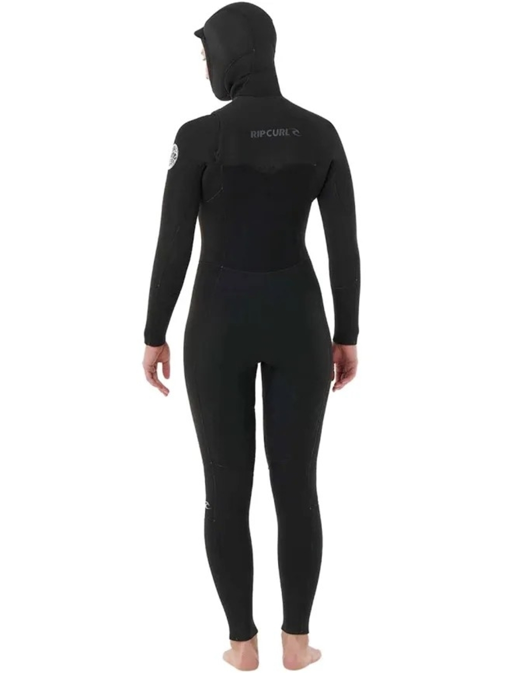 Brand New RIP Curl Black Full Wetsuit with Hood 5/4 Women's DPatrol.